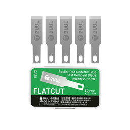 Lame pentru îndepărtarea adezivului underfill, tăietură plată, 2UUL DA28, 5 buc/pachet