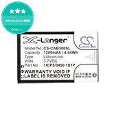 Baterie pentru Cat B30, 1200mAh, Li-Ion, 3.7V, 1ICP5/3450 1S1P, HQ