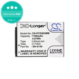 Baterie pentru Philips SCD 603, 1100mAh, Li-ion, 3.7V, SN-S150, HQ