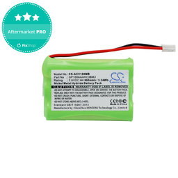 Baterie pentru Audioline Baby Care V100, 900mAh, Ni-MH, 3.6V, GP100AAAHC3BMJ, HQ