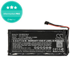 Baterie pentru Garmin Varia TL, RTL510, Varia RTL501, 950mAh, Li-Pol, 3.7V, 361-00082-00, HQ