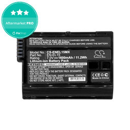 Baterie pentru Nikon Coolpix D7000, 1600mAh, Li-Ion, 7V, EN-EL15, HQ