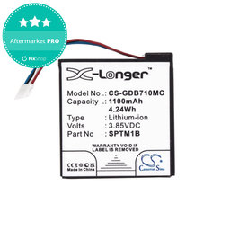 Baterie pentru Gopro Hero 7 Silver, White, 1100mAh, Li-Ion, 3.85V, SPTM1B, HQ