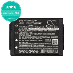 Baterie pentru HBC Linus 6, Spectrum 1, 2, A, B, 2000mAh, Ni-MH, 6V, BA225000, HQ