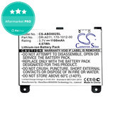 Baterie pentru Amazon Kindle 2, 1100mAh, Li-Ion, 3.7V, DR-A011, HQ
