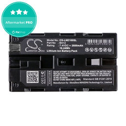 Baterie pentru Line 6 James Tyler Variax, Line 6 JTV Guitar, 2600mAh, Li-Ion, 7.4V, BA12, HQ