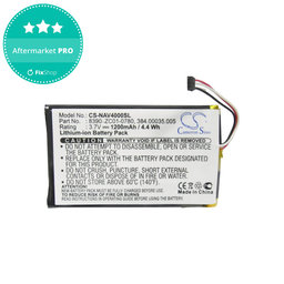 Baterie pentru Navigon 40 Easy, Plus, Premium, 1200mAh, Li-Pol, 3.7V, 8390-ZC01-0780, HQ