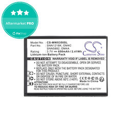 Baterie pentru Motorola Gleam +, 650mAh, Li-Ion, 3.7V, OM4A, OM4C, HQ