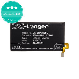 Baterie pentru Blackberry BBF 100, 3300mAh, Li-Pol, 3.85V, TLp035B1, HQ