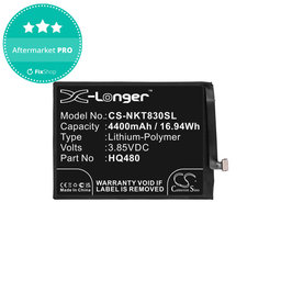 Baterie pentru Nokia 8.3 2020 5G, 4400mAh, Li-Pol, 3.85V, HQ480, HQ