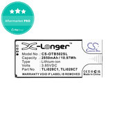 Baterie pentru Alcatel 1b 2020, Alcatel Ot-5002a, 2850mAh, Li-Ion, 3.85V, TLI028C1, HQ