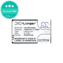 Baterie pentru Doro Primo 368, 1000mAh, Li-Ion, 3.7V, RCBNTC05, HQ