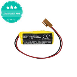 Baterie pentru GE Fanuc, 2000mAh, Li-MnO2, 3V, A98L-0031-0012, HQ