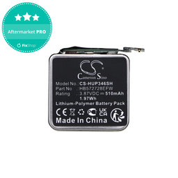 Baterie pentru Huawei Watch GT3 Pro 46mm, 510mAh, Li-Pol, 3.87V, HB572728EFW, HQ