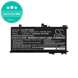Baterie pentru HP Omen 15, Pavilion 15, WASD 15, 5100mAh, Li-Ion, 11.55V, TE03XL, HQ