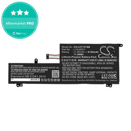 Baterie pentru Lenovo Yoga 720-15, 6150mAh, Li-Pol, 11.56V, L16L6PC1, HQ