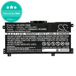 Baterie pentru HP Pavilion X360 15-CR0001NM, 4400mAh, Li-Ion, 11.55V, LK03XL, HQ