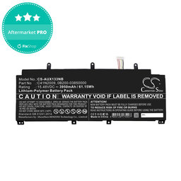 Baterie pentru Asus ROG Flow X13 GV301QE-K6008, 3950mAh, Li-Pol, 15.48V, C41N2009, HQ