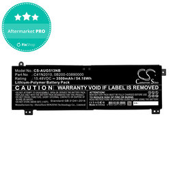 Baterie pentru Asus ROG Strix G15, G17, 3500mAh, Li-Pol, 15.48V, C41N2010, HQ