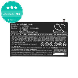 Baterie pentru Vodafone Tab Prime 7, 5500mAh, Li-Pol, 3.85V, TLP058B2, HQ