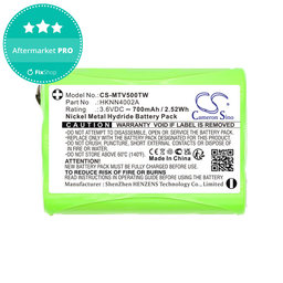 Baterie pentru Motorola Talkabout T280, T200, T82, T82 Extreme, 700mAh, Ni-MH, 3.6V, HKNN4002A, HQ