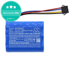 Baterie pentru Ecovacs Winbot X, WA30, WA50, 2600mAh, Li-Ion, 22.2V, S07-Li-222-3000, HQ