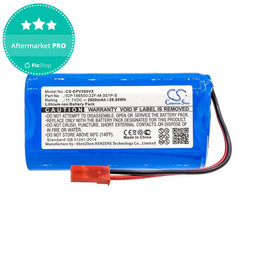 Baterie pentru Electropan ilife V5, V5s, 2600mAh, Li-Ion, 11.1V, ICP 186500-22F-M-3S1P-S, HQ