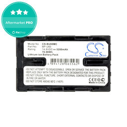 Baterie pentru Sony HD422, PMW-100, 200, PMV-Ex1, F3, 5200mAh, Li-Ion, 14.8V, BP-U60, HQ