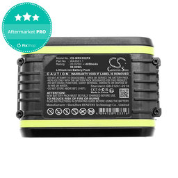 Baterie pentru Worx WX800.9 MAX, WX-JCR.9, 4950mAh, Li-Ion, 20V, WA3551.1, HQ
