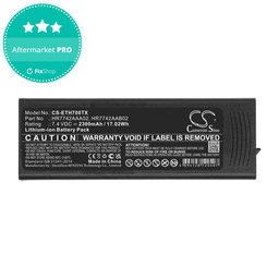 Baterie pentru EADS P3G, TPH700, 2300mAh, Li-Ion, 7.4V, HR7742AAA02, HQ