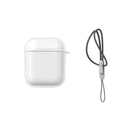 Silicon Caz pentru AirPods 1 si 2, Transparent