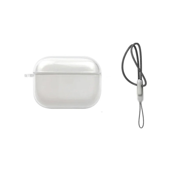 Silicon Caz pentru AirPods Pro, Transparent