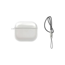 Silicon Caz pentru AirPods 4, Transparent