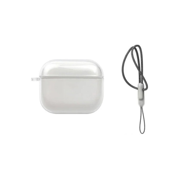 Silicon Caz pentru AirPods 4, Transparent