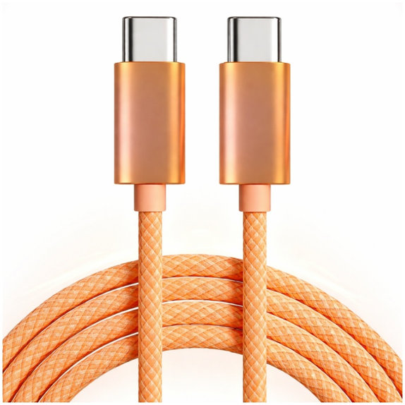 USB-C / USB-C Cablu incarcare rapida, PD 60W, 1m, Orange