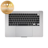 Ramă superioară tastatură pentru MacBook Air 15", A3114 (2024), cu tastatură US și baterie, Space Gray, 661-40266, Genuine Apple