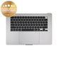 Ramă superioară tastatură pentru MacBook Air 15", A3114 (2024), cu tastatură US și baterie, Space Gray, 661-40266, Genuine Apple