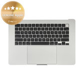 Ramă superioară tastatură pentru MacBook Air 15", A3114 (2024), cu tastatură US și baterie, Silver, 661-40267, Genuine Apple