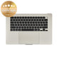 Ramă superioară tastatură pentru MacBook Air 15", A3114 (2024), cu tastatură US și baterie, Starlight, 661-40268, Genuine Apple