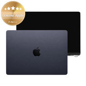 Display LCD pentru MacBook Air 13", A3113 (2024), cu sticlă frontală și capac, Midnight, 661-40281, Genuine Apple