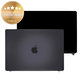 Display LCD pentru MacBook Pro 16", A3403 (2024), cu sticlă frontală și capac, Space Black, 661-42325, Genuine Apple