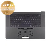 Ramă superioară tastatură pentru MacBook Pro 16", A3403 (2024), cu tastatură US și baterie, Space Black, 661-42823, Genuine Apple