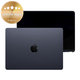 Display LCD pentru MacBook Air 13", A3240 (2025), cu sticlă frontală și capac, Midnight, 661-50105, Genuine Apple
