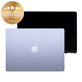 Display LCD pentru MacBook Air 15", A3241 (2025), cu sticlă frontală și capac, Sky Blue, 661-50132, Genuine Apple