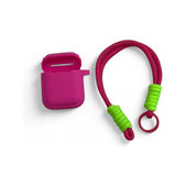 Silicon Caz pentru AirPods 1 si 2, Light Pink
