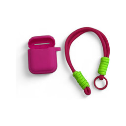 Silicon Caz pentru AirPods 1 si 2, Light Pink