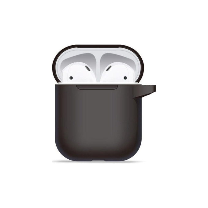Silicon Caz pentru AirPods 1 si 2, negru