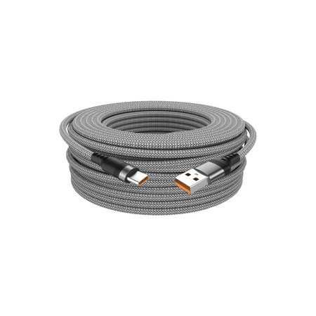 Cablu USB-C / USB-C, 6A, 1m, gri
