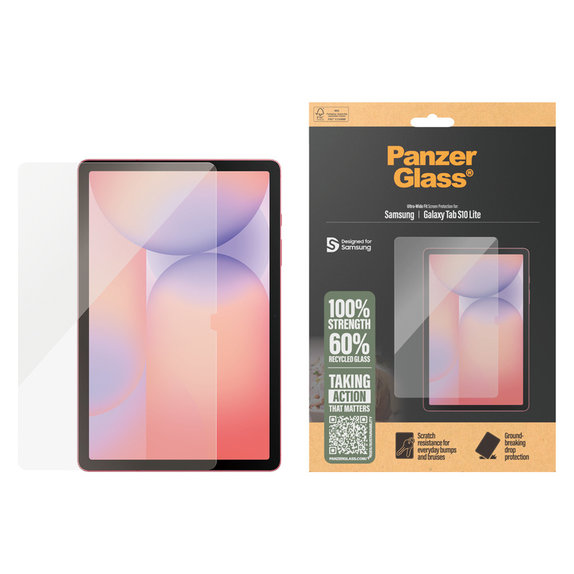 Sticlă securizată UWF pentru Samsung Galaxy Tab S10 Lite, Transparent, PanzerGlass