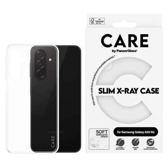 Caz X-Ray pentru Samsung Galaxy A26 5G, Transparent, PanzerGlass